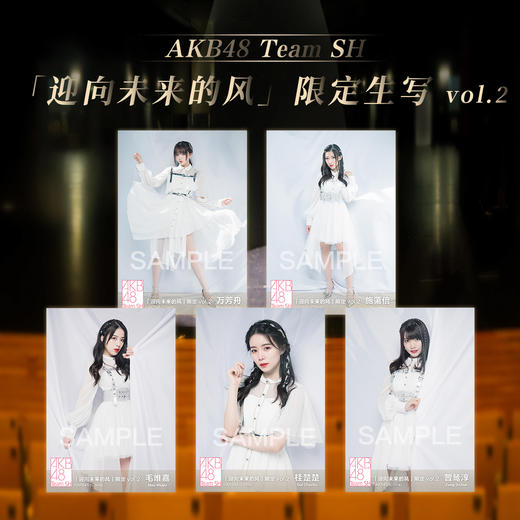 AKB48 Team SH 《迎向未来的风》限定生写vol.2 商品图0