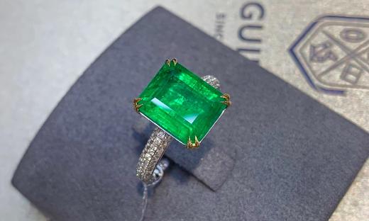 简约方形祖母绿戒指特惠r18k祖母绿戒指vividgreen匠心品质时尚奢华