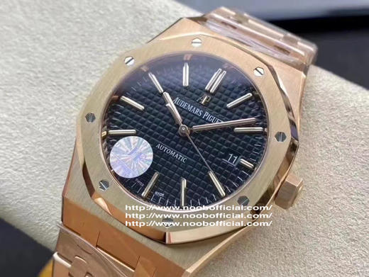 JF精品 爱彼 全玫瑰金钢带 AP15400 V2升级版 皇家橡树系列  搭载订制版自主Cal.3120全自动机芯  双面蓝宝石玻璃 直径41mm 市面强的复刻版本[得意][得意] 商品图5