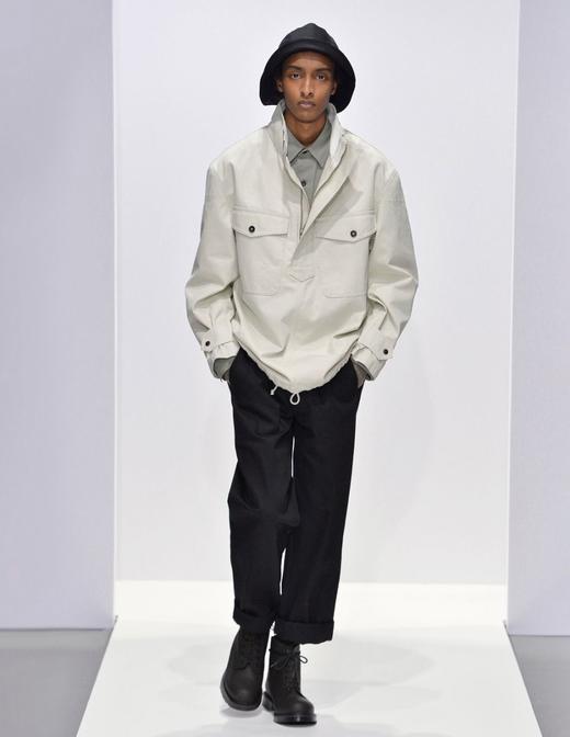 MHL 男士黑色/白色棉质套头夹克 商品图9