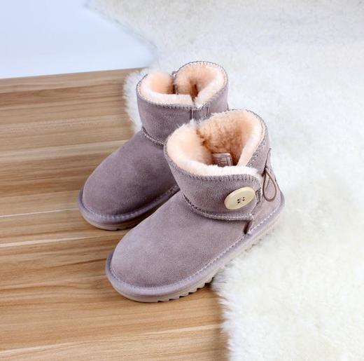 【童鞋】*儿童雪地鞋防滑牛筋底童鞋大童牛皮透气宝宝鞋 商品图0