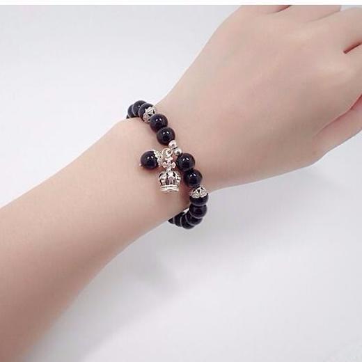 水晶珍珠皇冠精美手链 商品图3