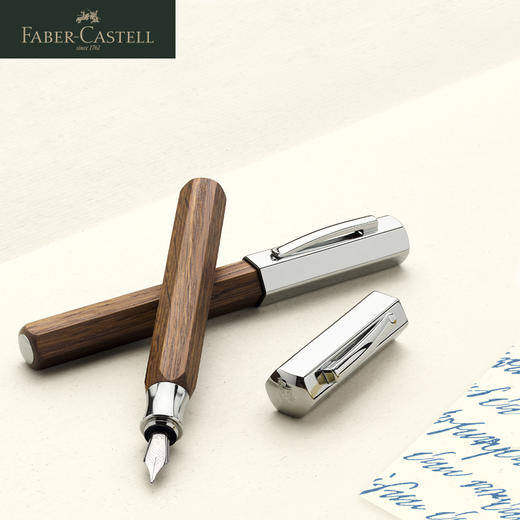 德国辉柏嘉 Ondoro系列 烟熏橡木钢笔 商品图0