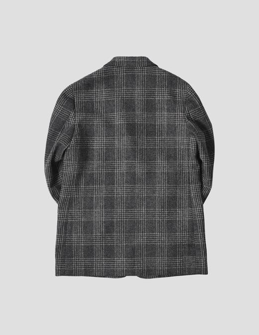 Margaret Howell 烟灰色格纹羊毛西装外套 商品图7