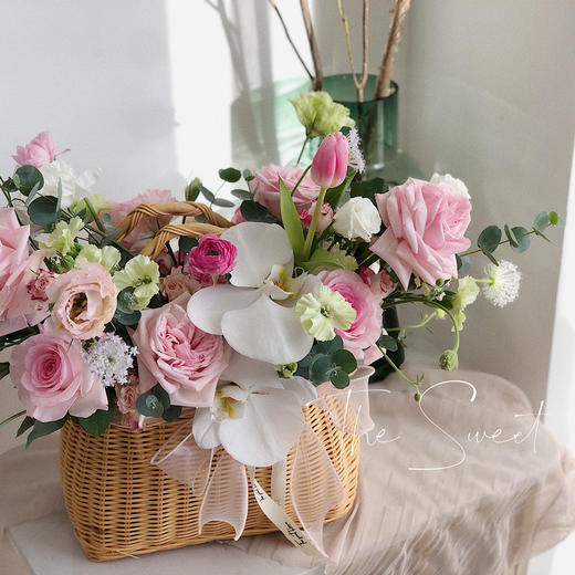 花艺 柔光 · 花篮 商品图1