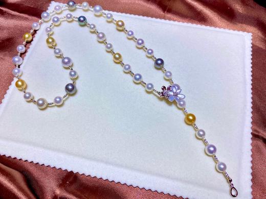 海水珠毛衣链mikimoto御木本带你演绎优雅法式风情18k极光海水珍珠