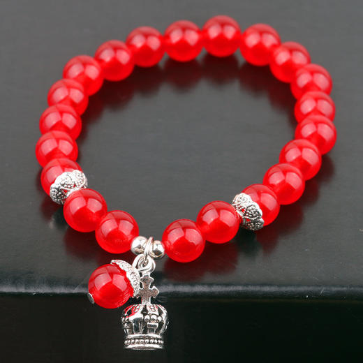 水晶珍珠皇冠精美手链 商品图2