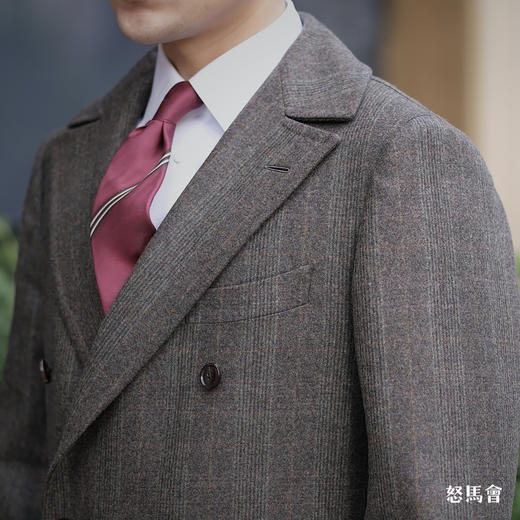 Hardy Minnis Flannel 英式法兰绒绿色马球大衣 商品图4