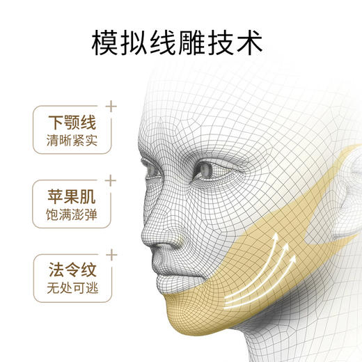 【拍一发五】ZLCA黄金驻颜拉丝V脸提拉面膜 商品图3