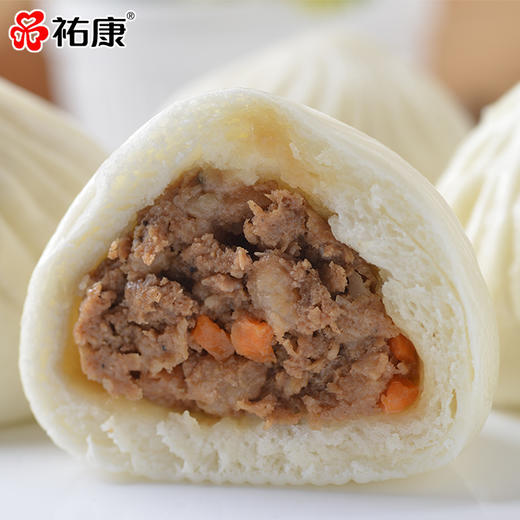 【包邮套餐】祐康面点师傅350g黑椒牛肉包*3包 商品图2