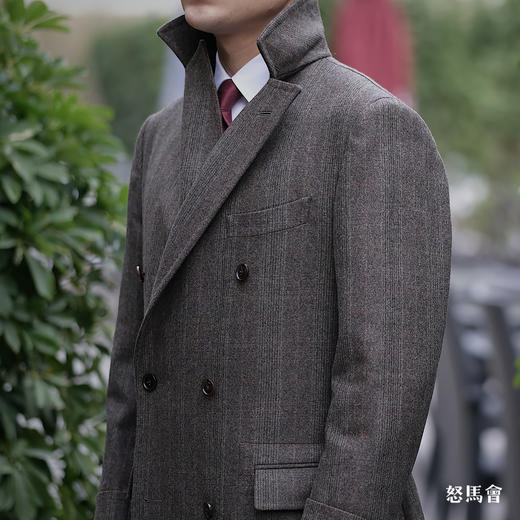 Hardy Minnis Flannel 英式法兰绒绿色马球大衣 商品图3