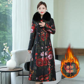 AHM-nry6325秋冬新款时尚收腰显瘦毛领棉袄外套