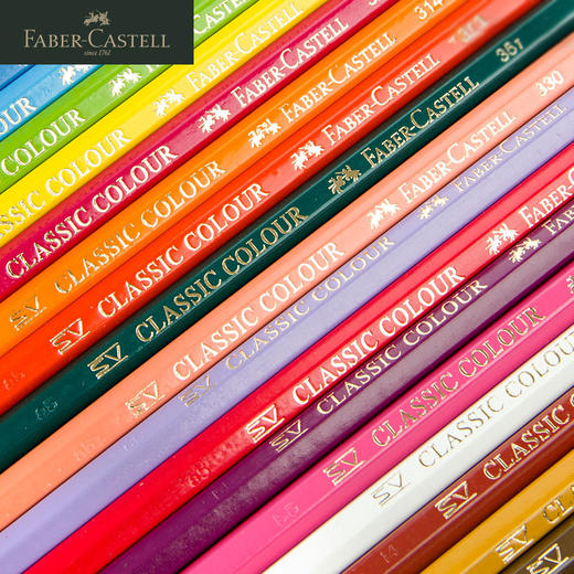 德国辉柏嘉 红系列 骑士纸盒经典油性彩色铅笔 12/24/36/48/60/100色 商品图1