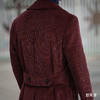 Hardy Minnis Eskdale 700克灯芯绒棉酒红色马球大衣 商品缩略图5