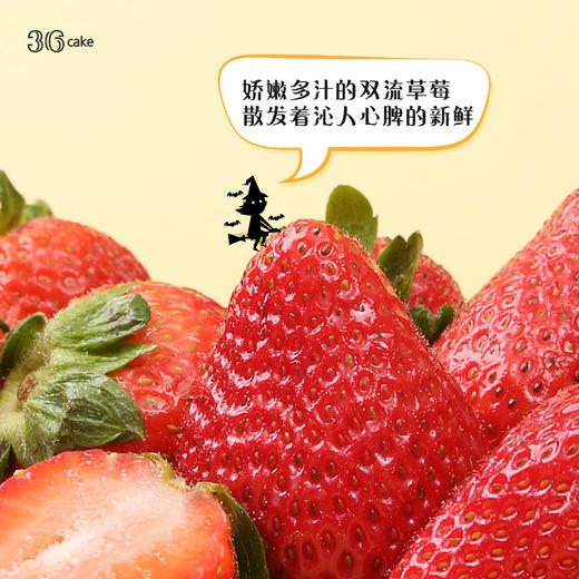 【万圣节专款蛋糕】女巫的礼物-草莓白巧慕斯 商品图2