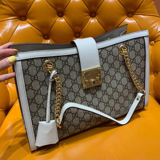 【二】GUCCI 古驰 Padlock系列GG中号肩背包 混色 479197 KHNKG 9761 商品图0