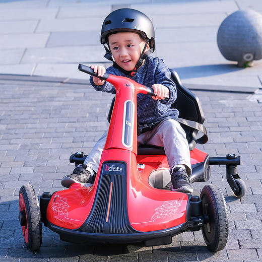 贝多奇漂移车儿童电动车四轮卡丁车可坐人双驱   BDQ 商品图2