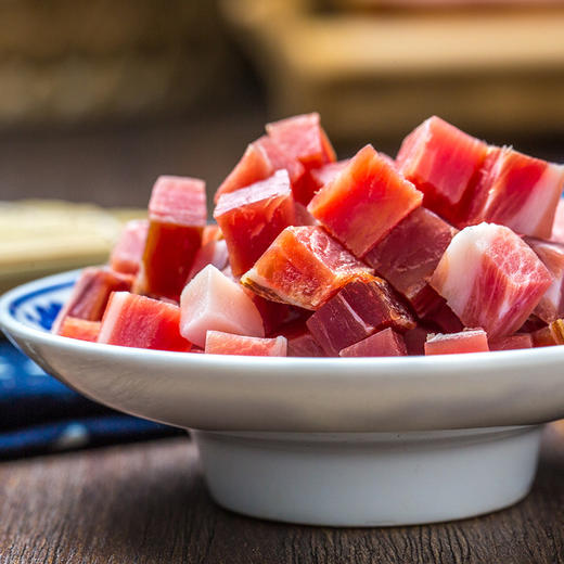 云南宣威特产 宣福火腿500g*2袋 共1000g 腌制年货 腊肉云腿切丁火腿