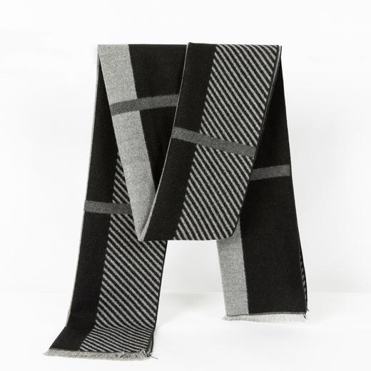 【特价】柒牌围巾男士秋冬新品简约百搭商务围脖秋冬保暖长款	119F71340 商品图2