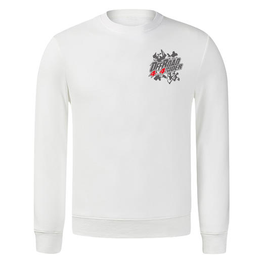 自由基地男女秋冬圆领套头卫衣休闲越野运动长袖外套纯色百搭长T NMT-1270 商品图2