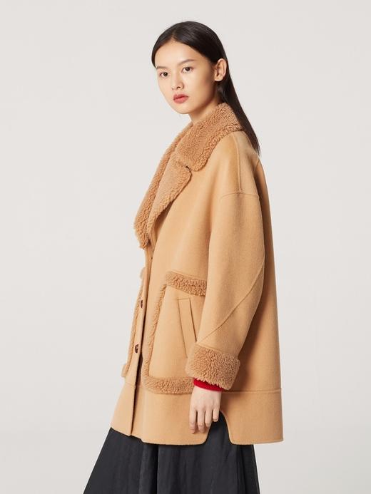 造新节3楼ep雅莹2020秋款优雅一手长平驳领毛呢外套原价3299折后2969