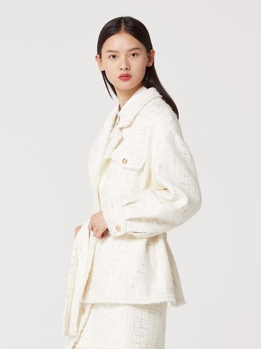 造新节3楼ep雅莹2020秋款通勤小香风粗花呢中长裤外套原价2999折后