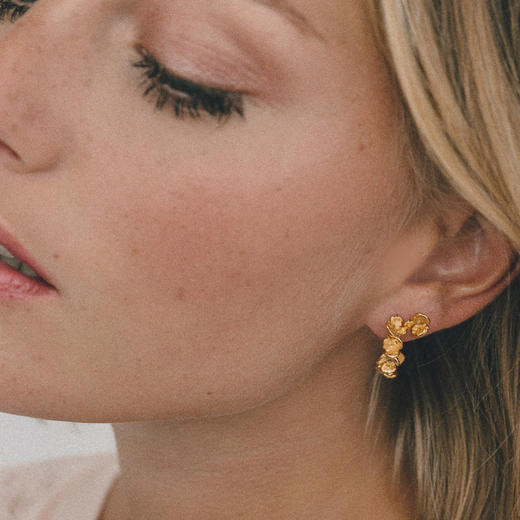 北京仓｜ELISE TSIKIS-HYACINTHE-耳环（金色）［法国设计师］ 商品图1