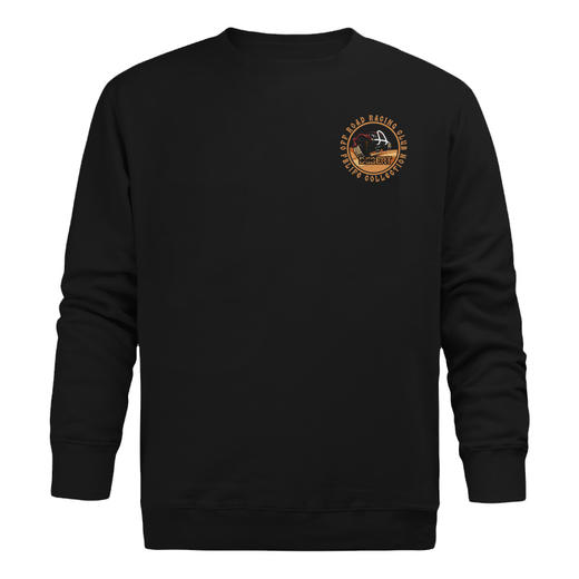 自由基地简约越野小logo秋冬黑白灰蓝圆领套头卫衣合体国潮长袖衫 NMT-1271 商品图1