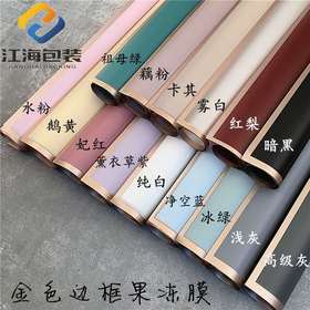 金色边框果冻膜--