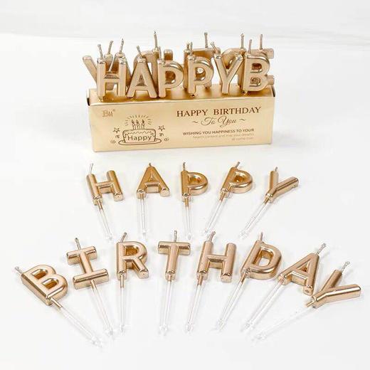 字母生日蜡烛 商品图0