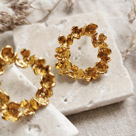 北京仓｜ELISE TSIKIS-ELBE-耳环（金色）［法国设计师］