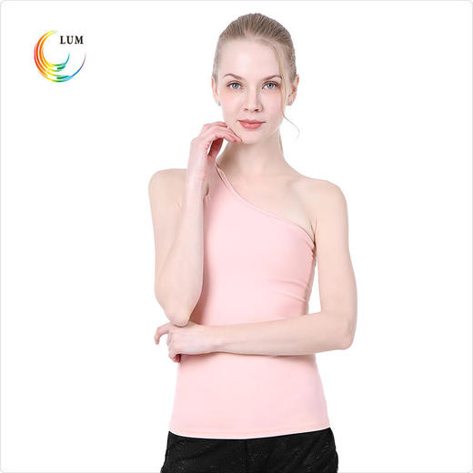 LUM29016露檬单肩瑜伽服背心 商品图1