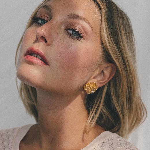 北京仓｜ELISE TSIKIS-SARAH-耳环 （金色）［法国设计师］ 商品图2