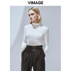 VIMAGE纬漫纪品牌女装冬款气质高领修身百搭针织打底衫V1401001 商品缩略图1