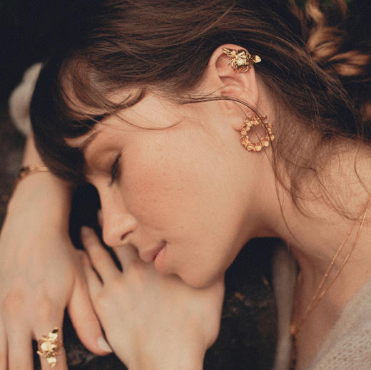 北京仓｜ELISE TSIKIS-ELBE-耳环（金色）［法国设计师］ 商品图2