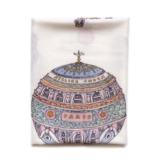 Atelier Choux 法国轻奢艺术羊绒四季盖毯70*120cm+同款包巾100*100cm 婴幼儿毯儿童被子成人披肩 | 50%羊毛 50%羊绒 商品图1