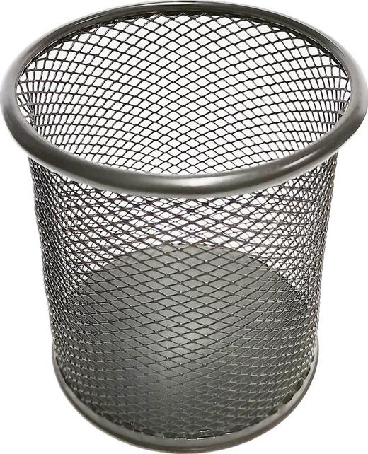 协诚圆形黑色铁网笔筒笔座笔桶 商品图3