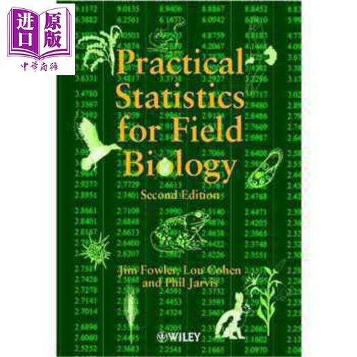 野外生物学的实用统计学，第二版 Practical Statistics For Field Biology 2E 英文原版  Wiley 商品图0
