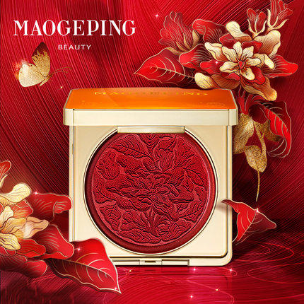 毛戈平故宫雅栀花舞复刻眼颊红盘腮红修容胭脂裸妆自然 12g 商品图0
