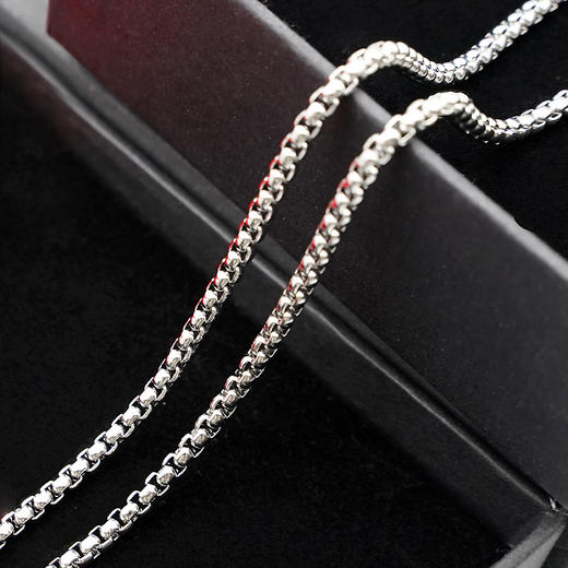 钛钢龙骨项链男潮蛇骨链情侣链子配饰简约百搭颈链挂件男士锁骨链 商品图2