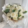 《白玫瑰》-白玫瑰花束 商品缩略图1
