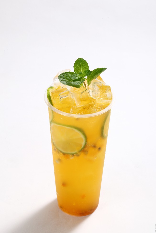 光合奶茶满杯百香果