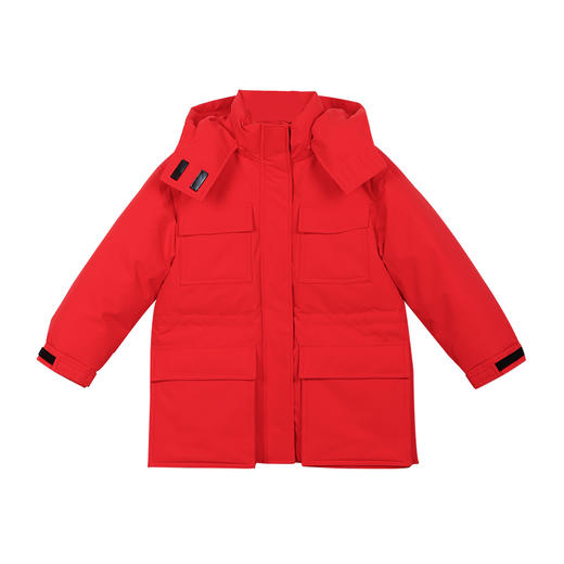 METTE童装90白鹅绒羽绒服2020冬新品中大童男宝连帽加厚保暖外套 商品图6