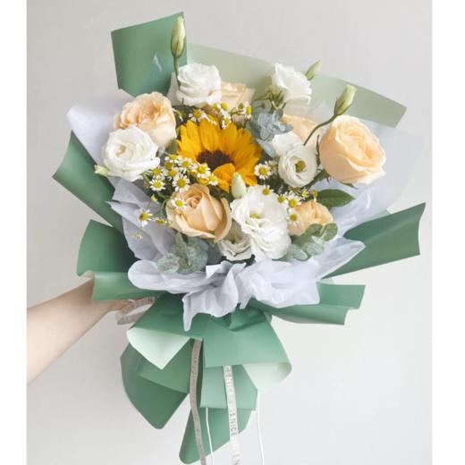 《避风港》-向日葵混搭花束 商品图0