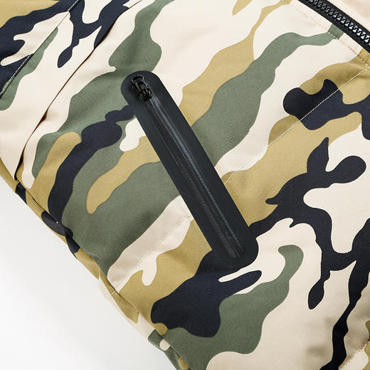 METTE童装90白鹅绒羽绒服2020冬新品男宝迷彩双面穿连帽保暖外套 商品图5