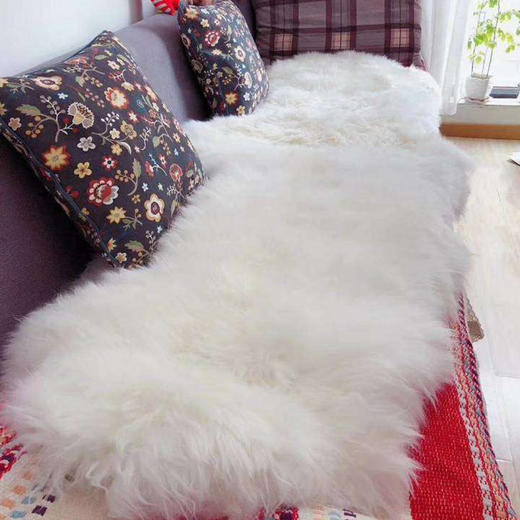 新疆小尾寒羊 羊毛毯 柔软亲肤 羊毛 商品图2