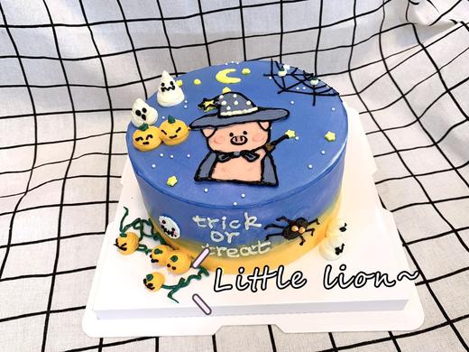 狮子家-【万圣节特辑 9+口味可选】6款手绘图案可定制 搞怪蛋糕 聚会 仪式感必备 商品图2