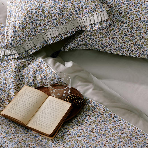 床上用品轻奢单人碎花保暖秋冬纯棉床单被罩 商品图0