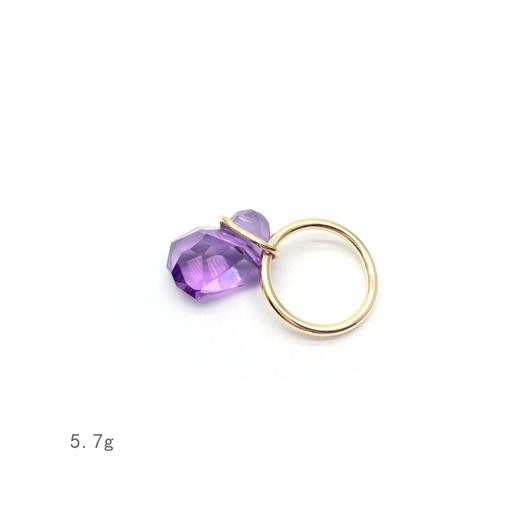 北京仓｜Annette Ehinger-多面体-紫水晶 14K金 戒指［德国设计师］ 商品图2