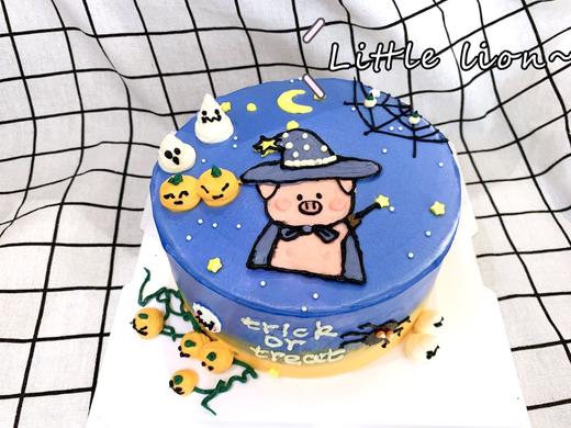 狮子家-【万圣节特辑 9+口味可选】6款手绘图案可定制 搞怪蛋糕 聚会 仪式感必备 商品图0